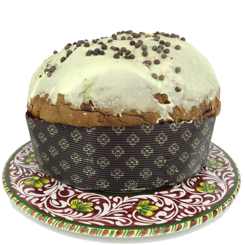 ceramica-castelli-piatto-panettone-pandoro-tortiera-natale-ornato-rosso-1114