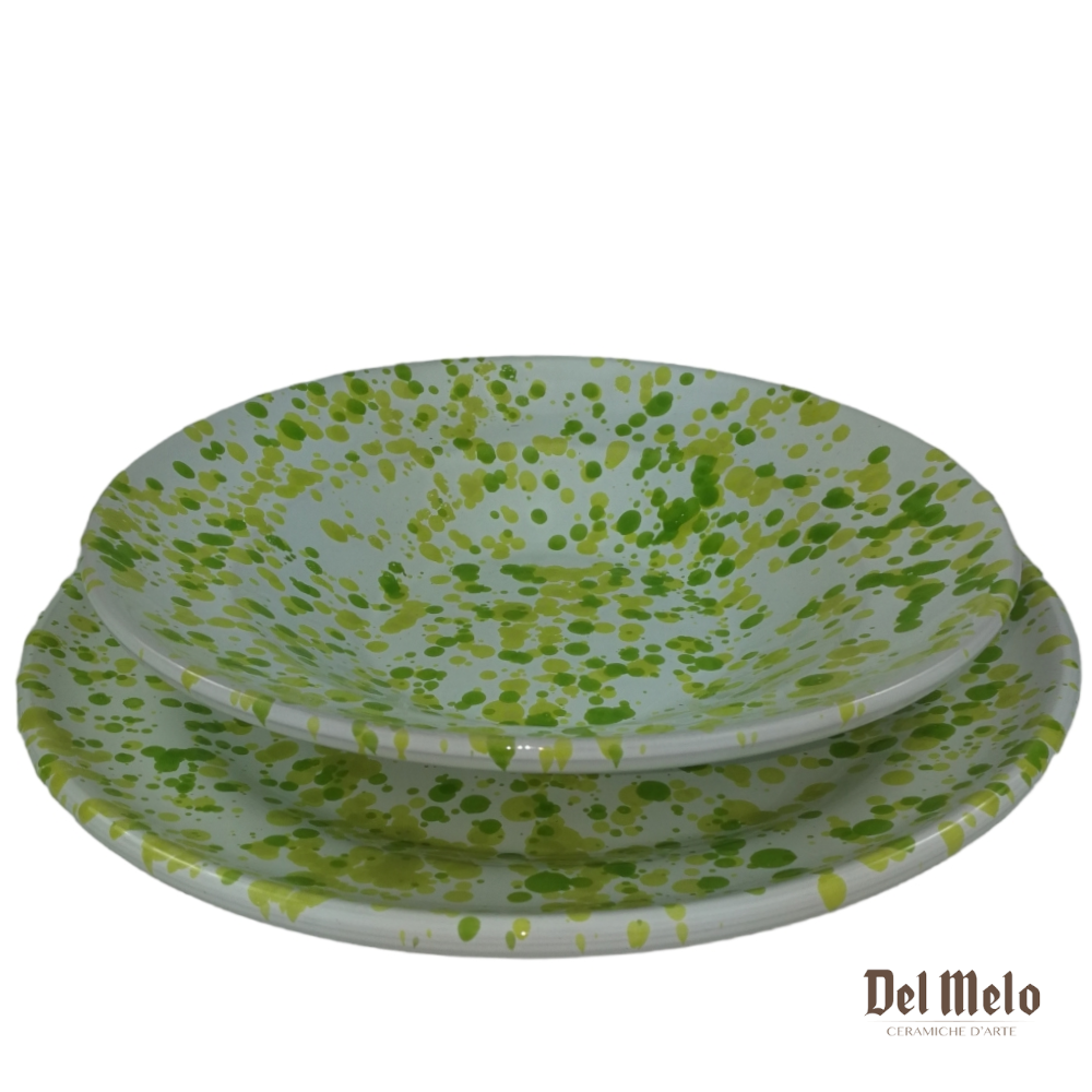 piatto-ceramica-pugliese-schizzato-serviziodipiatti-1465 servizio piatti