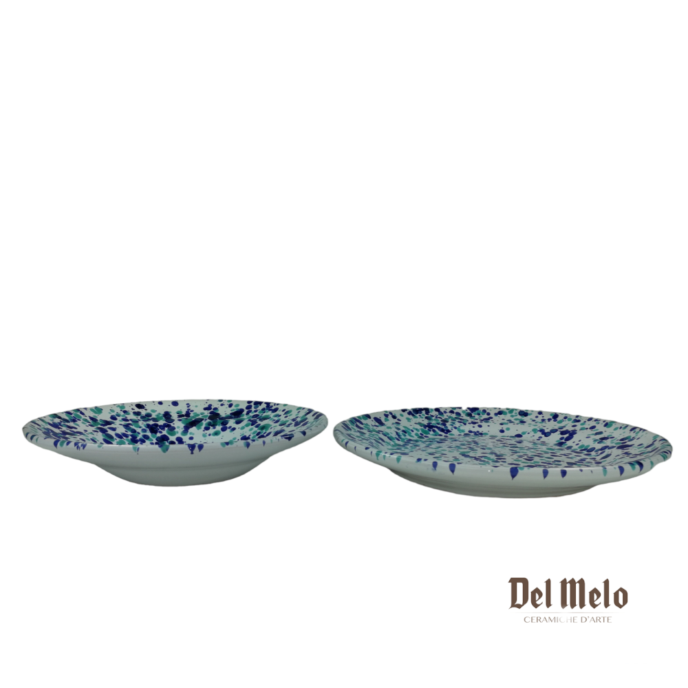 piatto-ceramica-pugliese-schizzato-serviziodipiatti-1469 servizio di piatti