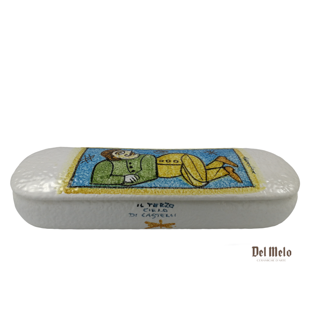 porta gioie penne ceramica di castelli